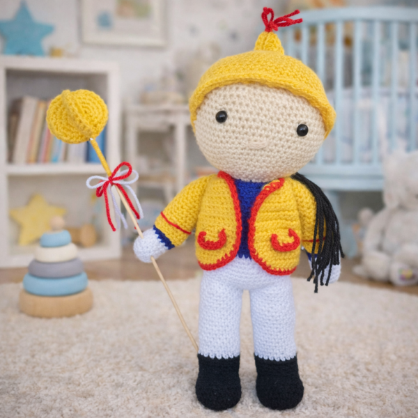 Personnage du doudou au crochet