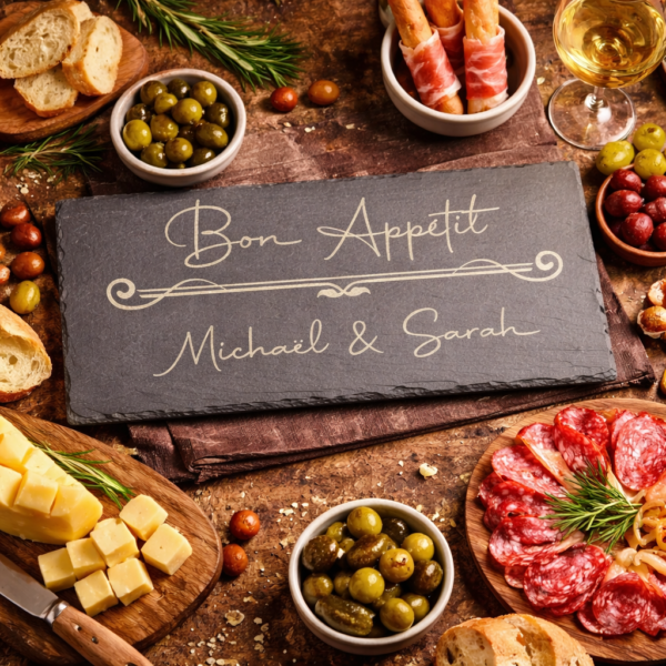 Gravure sur Ardoise rectangulaire "Personnalisé"