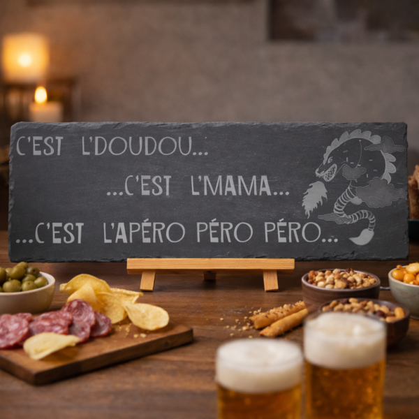 Ardoise Rectangulaire "Ducasse de Mons"