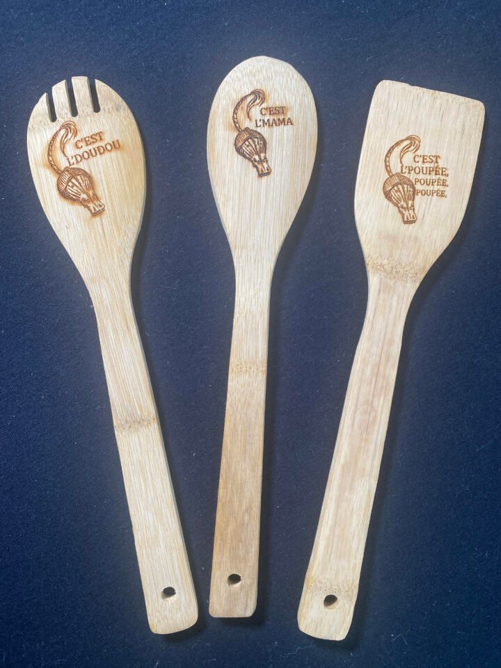 3 Ustensiles de cuisine "Ducasse de Mons"