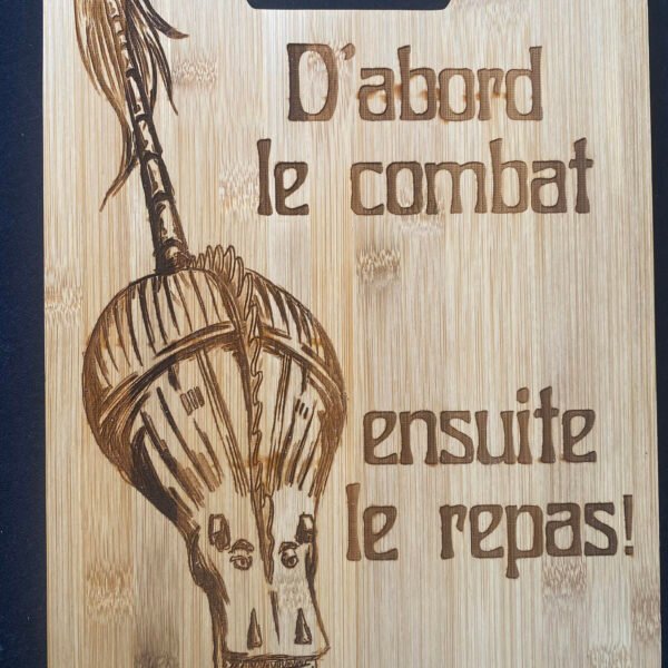 Planche en Bambou "Ducasse de Mons"