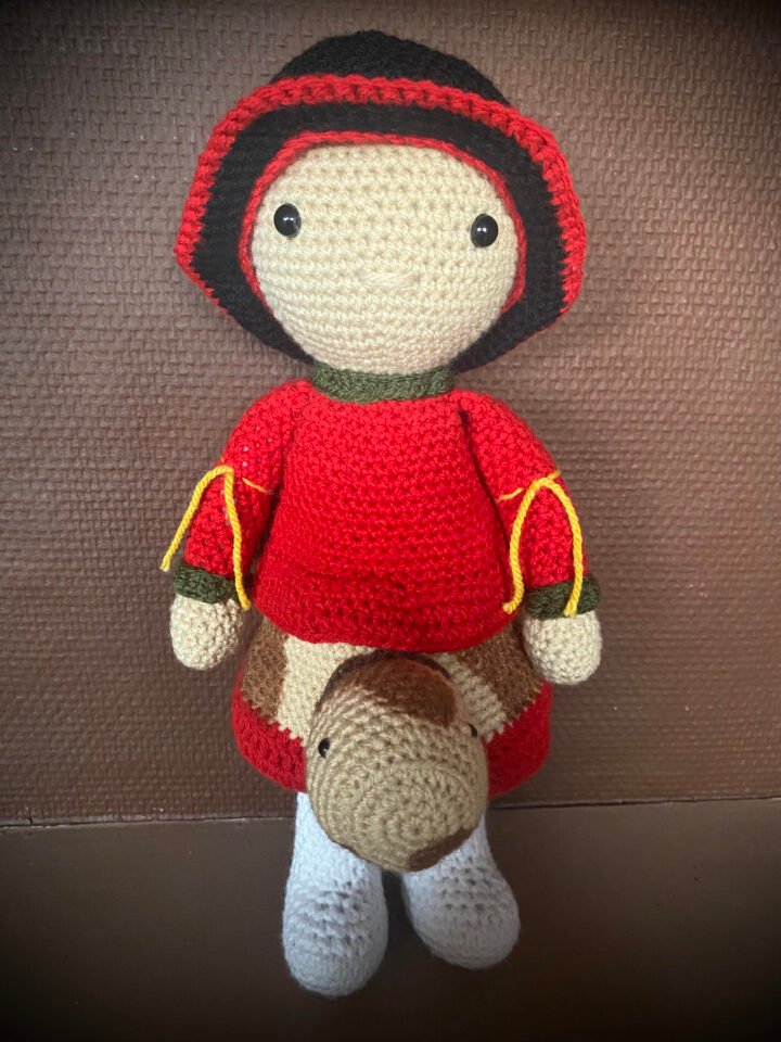 Personnage du doudou au crochet