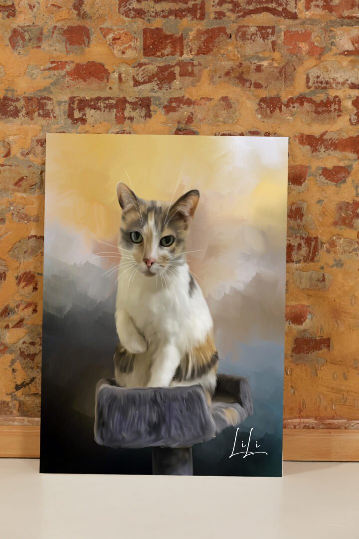 Portrait animaux style Peinture "Personnalisé"