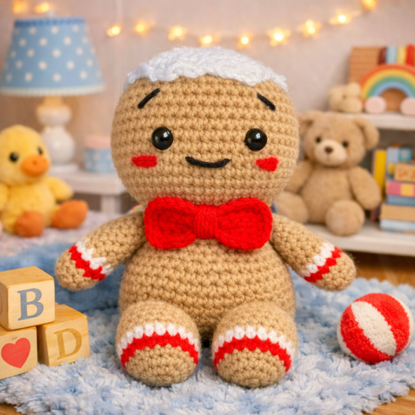 Bonhomme pain d'épice au crochet "Personnalisé"