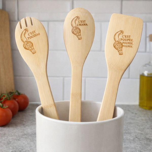 3 Ustensiles de cuisine "Ducasse de Mons"