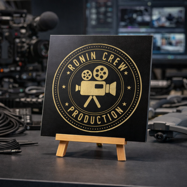 Gravure sur toile Carrée 25cm x 25cm x 0.4cm "Personnalisé"