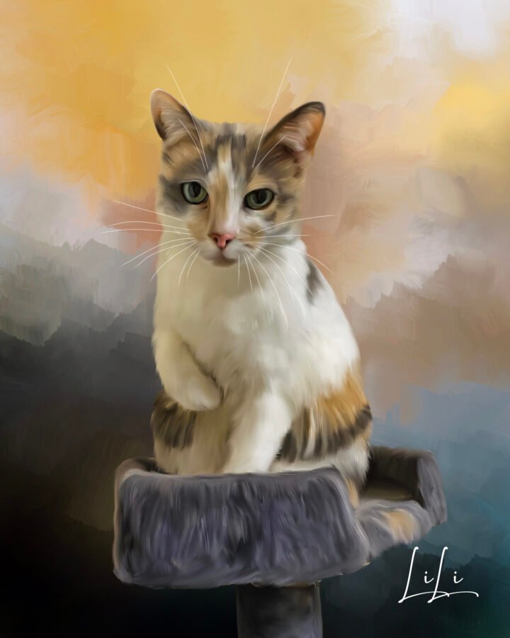 Portrait animaux style Peinture "Personnalisé" – Image 2