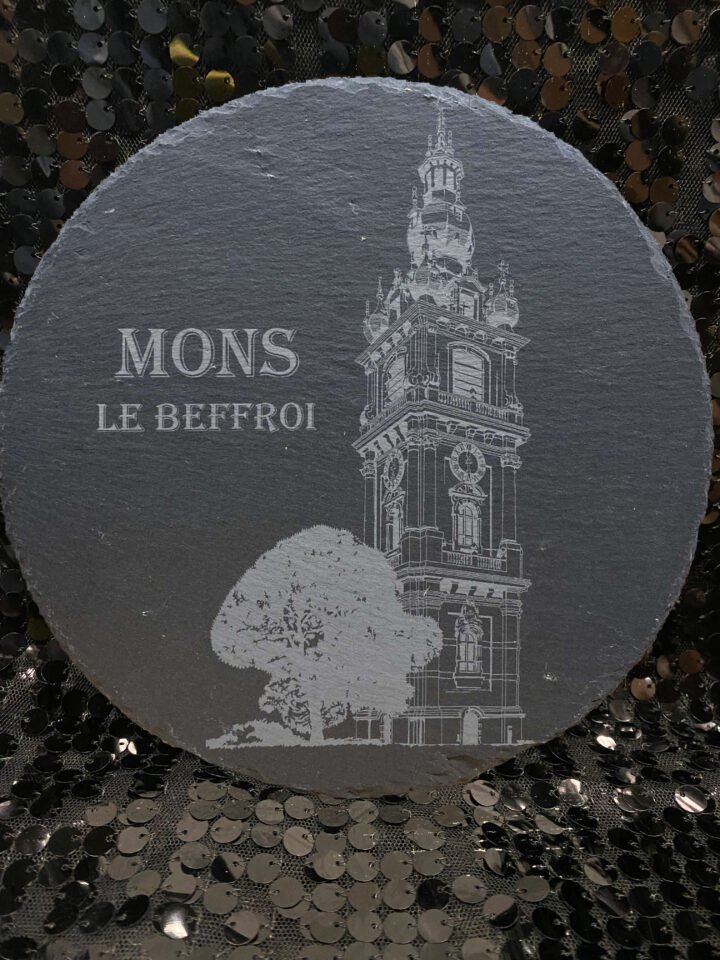 Ardoise ronde « Le Beffroi »