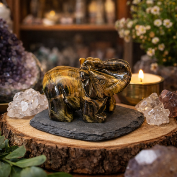 ELÉPHANT 50MM OEIL DE TIGRE