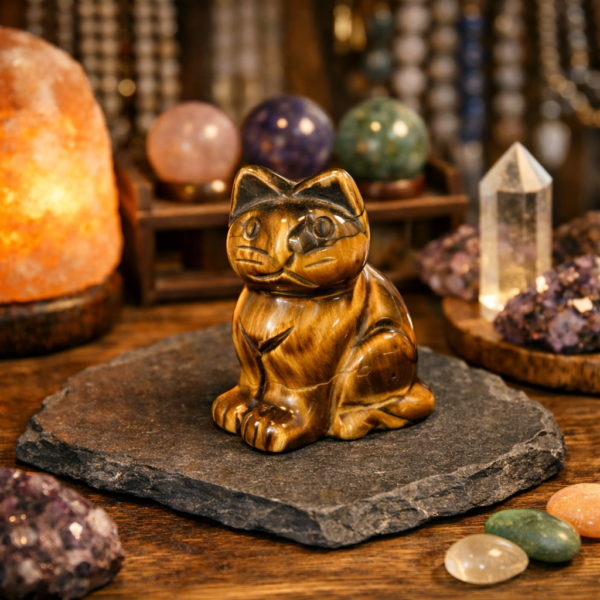 CHAT 50MM OEIL DE TIGRE