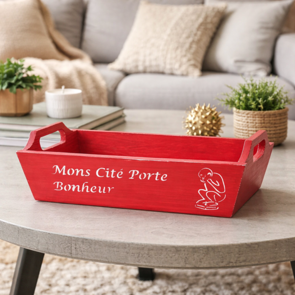 Corbeille "Mons Cité Porte Bonheur" – Édition artisanale