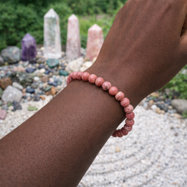 BRACELET BOULE 04MM RHODOCHROSITE ARGENTINE AA