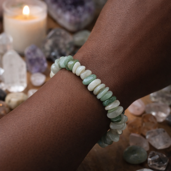 BRACELET BAROQUE JADE DE BIRMANIE A