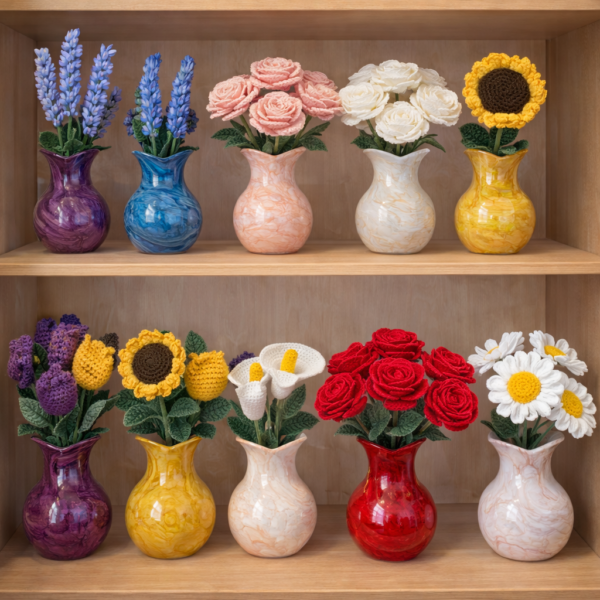 🌸 Fleurs éternelles au crochet 🌸