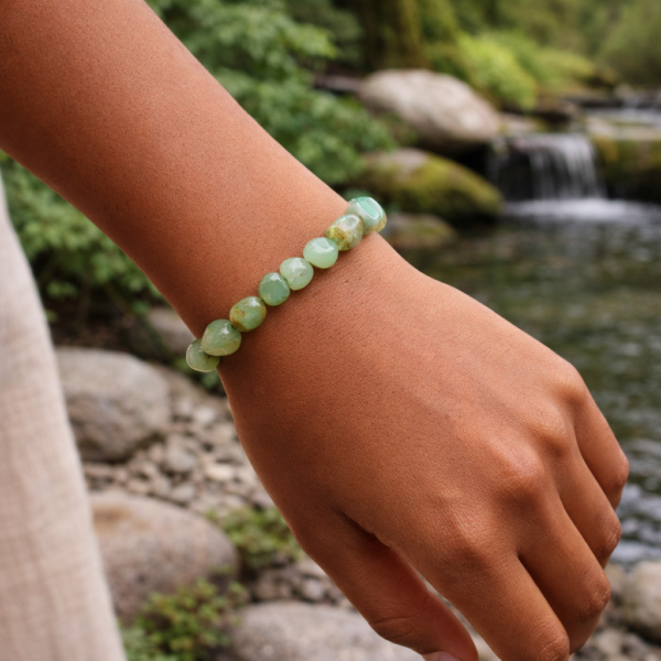 BRACELET BAROQUE CHRYSOPRASE A+