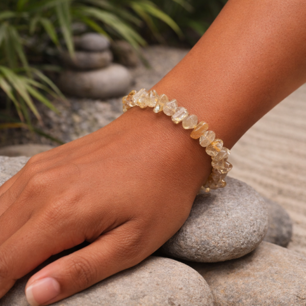 BRACELET BAROQUE CRISTAL DE ROCHE RUTILE AB