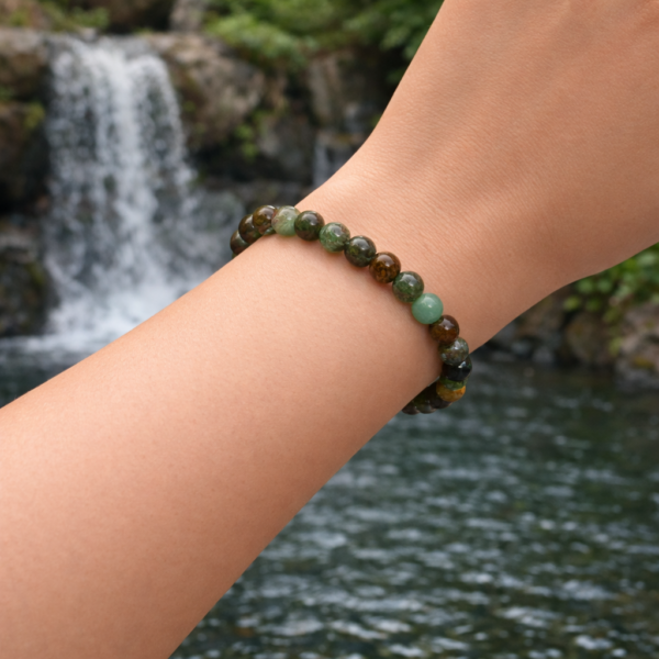 BRACELET BOULE 06MM CHRYSOPRASE A