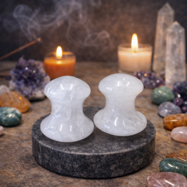 CHAMPIGNON DE MASSAGE CRISTAL DE ROCHE A