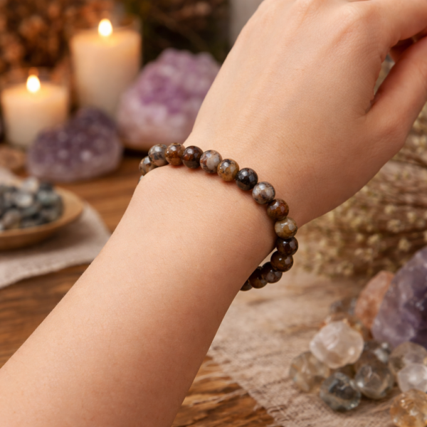 BRACELET BOULE 06MM PIÉTERSITE AB